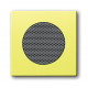 Плата центральная (накладка) для громкоговорителя 8223 u, серия solo/future, цвет sahara/жёлтый