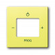 Плата центральная (накладка) для механизма цифрого fm-радио 8215 u, серия solo/future, цвет sahara/жёлтый