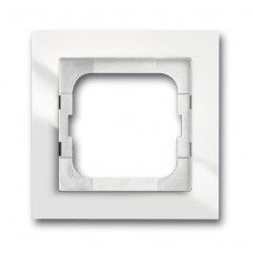 Рамка 1-постовая, для монтажа заподлицо, серия axcent, цвет белый 1753-0-4121