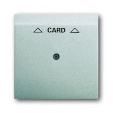 Плата центральная (накладка) для механизма карточного выключателя 2025 u, серия impuls, цвет серебристый металлик 1753-0-0080