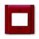Плата центральная (накладка) для механизма цифрого fm-радио 8215 u, серия impuls, цвет бордо/ежевика