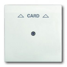 Плата центральная (накладка) для механизма карточного выключателя 2025 u, серия impuls, цвет белый бархат 1753-0-0190