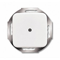 Плата центральная (накладка) для вывода кабеля, с суппортом, с компенсатором натяжения, серия reflex si, цвет альпийский белый 1710-0-0110