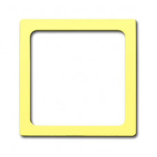 Плата центральная (накладка) для механизма светоиндикатора 2062 u, серия solo/future, цвет sahara/жёлтый 1731-0-1974