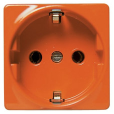 Розетка schuko с заземлением для специальных сетей, 16а / 250в, серия stylo/(re)stylo, цвет оранжевый 2288 NA