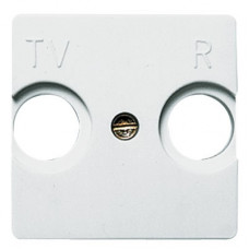 Накладка для tv-r розетки, 2-модульная, серия stylo/(re)stylo, цвет слоновая кость 2250.8 BM