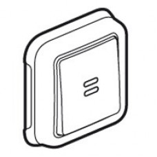 Выключатель кнопочный с подсветкой, 10 а, н.о. + н.з. контакты, plexo, серый (5 шт.) legrand 69861