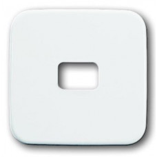 Клавиша для механизма 1-клавишного выключателя/переключателя/кнопки, с окном для символа, серия reflex si, цвет альпийский белый 1731-0-1994