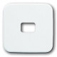 Клавиша для механизма 1-клавишного выключателя/переключателя/кнопки, с окном для символа, серия reflex si, цвет альпийский белый