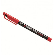 Ручка шариковая перманентная 0.4 мм красный (5 шт.) dkc UP2S