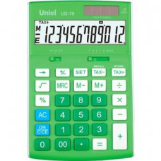 Калькулятор настольный, ud-79 цвет - зеленый 5841
