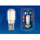Лампа светодиодная для холодильников и швейных машин. led-y16-4вт/ww/e14/cl plz04wh прозрачная колба. теплый белый. картон.s