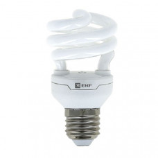 Лампа энергосберегающая hs-полуспираль 20w 6500k e27 10000h (10шт) ekfs HS-T3-20-865-E27