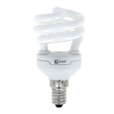 Лампа энергосберегающая hs8-полуспираль 15w 2700k e14 8000h ekf%s HS8-T3-15-827-E14