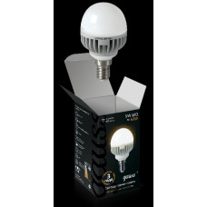 Лампа светодиодная led 5вт (60вт) e14 2700k шар, металл gauss%s EB105101105