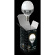 Лампа светодиодная led 5вт (60вт) e14 2700k шар, металл gauss%s