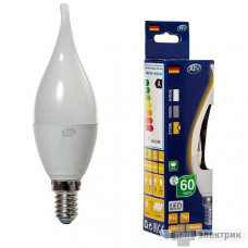 Лампа светодиодная led fc37 е14 7вт 600лм, 2700k, теплый свет rev ritter пан электрик 32351 8