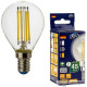 Лампа светодиодная led g45 e14 5вт 480лм, 4000k, premium (filament), холодный свет rev ritter пан электрик