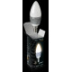 Лампа светодиодная led 5вт (60вт) e14 2700k свеча, металл gauss%s