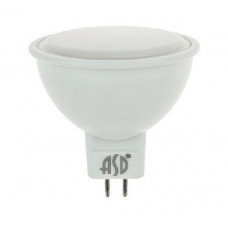 Лампа светодиодная led-jcdr-standard 7.5вт 160-260в gu5.3 3000к 675лм asd 4690612002286
