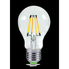 Лампа светодиодная led-a60-premium 6вт 160-260в е27 4000к 540лм прозрачная asd 4690612003474