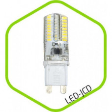 Лампа светодиодная led-jcd-standard 5вт 160-260в g9 3000к 450лм asd 4690612004594