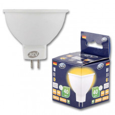 Лампа светодиодная led mr16 gu5.3, 5вт 420лм, 3000k, теплый свет rev ritter пан электрик 32322 8