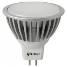 Лампа светодиодная led mr16 4вт (50вт) gu5.3 ac220-240v 4100k frost gauss%s EB101505204