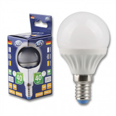 Лампа светодиодная led g45 е14 5вт 420лм, 4000k, холодный свет rev ritter пан электрик 32261 0