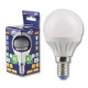 Лампа светодиодная led g45 е14 5вт 420лм, 4000k, холодный свет rev ritter пан электрик