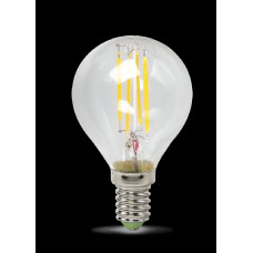 Лампа светодиодная led-шар-premium 5вт 160-260в е14 3000к 450лм прозрачная asds 4690612004150