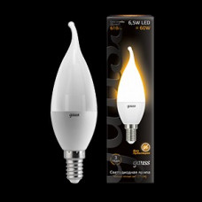 Лампа светодиодная led candle tailed e14 6.5вт 2700k 1/10/50 gauss 104101107