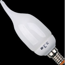 Лампа энергосберегающая свеча кэл-св е14 9вт 4000к иэкs LLE61-14-009-4000