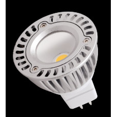 Лампа светодиодная led mr16 cob софит 6 вт 420 лм 12 в 4000 к gu5.3 иэкs LL-MR16-6-12-40-GU5