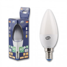 Лампа светодиодная led c37 е14 5вт 420лм, 2700k, теплый свет rev ritter пан электрик 32271 9