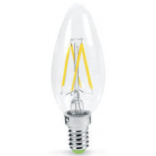 Лампа светодиодная led-свеча-premium 7вт 160-260в е14 3000к 630лм прозрачная asd 4690612005317