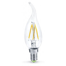 Лампа светодиодная led-свеча на ветру-premium 7вт 160-260в е14 3000к 630лм прозрачная asd 4690612005331