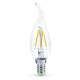Лампа светодиодная led-свеча на ветру-premium 7вт 160-260в е14 3000к 630лм прозрачная asd