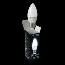 Лампа светодиодная led 3вт (40вт) e27 4100k свеча, керамика gauss%s EB103302203