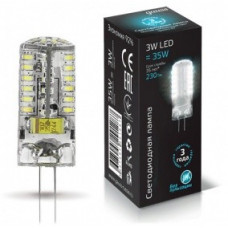 Лампа светодиодная led g4 12v 3w 4100k капсульная 1/20/200 gauss 207707203