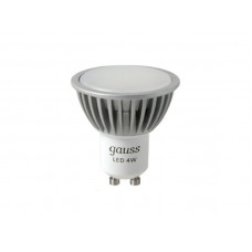 Лампа светодиодная led 4вт (50вт) gu10 2700k frost gauss%s EB101506104