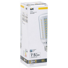 Лампа светодиодная led corn 7,5 вт 680 лм 230 в 4000 к e27 иэкs LL-CORN-8-230-40-E27