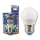 Лампа светодиодная led g45 е27 5вт 420лм, 4000k, холодный свет rev ritter пан электрик