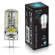 Лампа светодиодная led g4 ac185-265v 3w 4100k капсульная 1/20/200 gauss 107707203