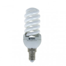 Лампа энергосберегающая fs-спираль 11w 2700k e14 10000h (10шт) ekfs FS-T2-11-827-E14