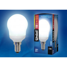 Лампа энергосберегающая. esl-g45-11/4000/e14 картонная%s 5245