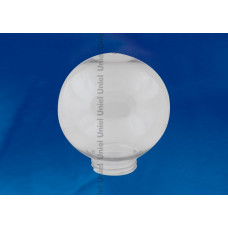 Рассеиватель в форме шара для садово-парковых светильников. ufp-r200a clear d. 200мм. с крепежным элементом - резьбовой. - сан-пластик. прозрачный.s 8073