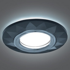 Светильник gauss backlight bl058 круг гран. графит/хром, gu5.3, led 4100k 1/40 BL058