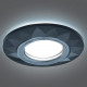Светильник gauss backlight bl058 круг гран. графит/хром, gu5.3, led 4100k 1/40
