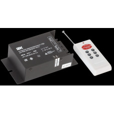 Контроллер с пду радио (серый) rgb 3 канала 12в, 10а, 360вт ieks LSC1-RGB-360-RF-20-12-G